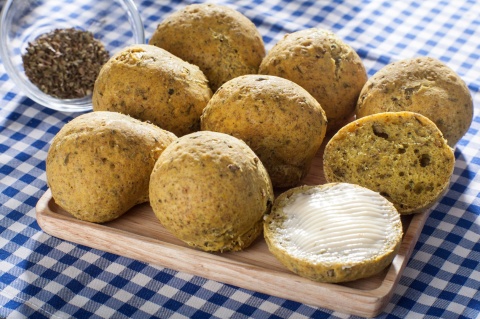 Bezglutenowa bułeczka "MINI ZIOŁOWA" Lady Baker, z mąki jaglanej i bio tapioki z ziołami