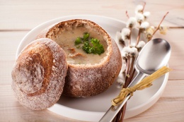 Bezglutenowy CHLEBEK DO ŻURKU RYŻOWY Lady Baker, na zakwasie, wegański