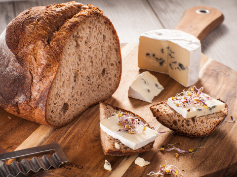 Bezglutenowy chleb "AFRYKAŃSKI" z mąki sorgo i teff, Lady Baker, na zakwasie, z niskim indeksem glikemicznym, wegański